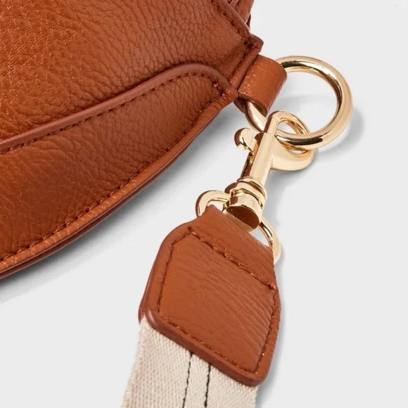 Brown Leather Crossbody Bag - Picture 8 of 9